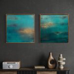 Full Moon Blanket I & II - Diptych